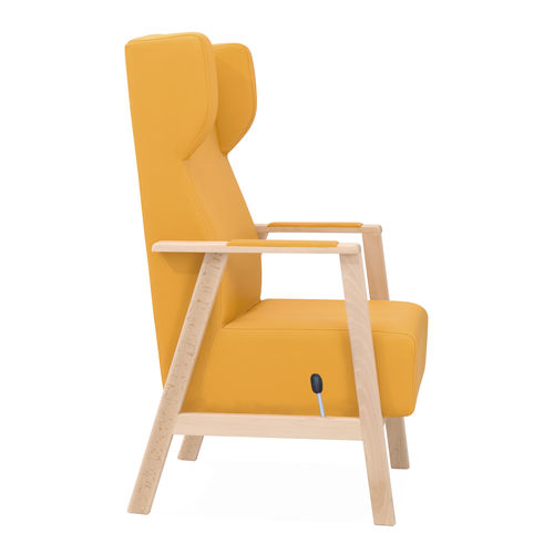 Silla para sala de espera - UNN0014MB - SENIORCARE - para adulto / con reposabrazos / con respaldo alto