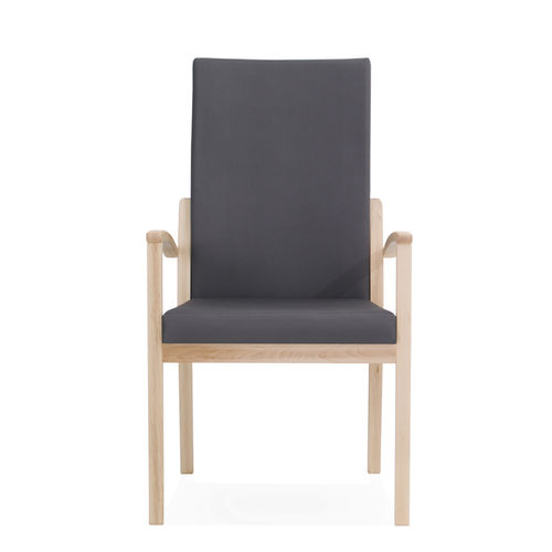 Silla para sala de espera - ARI0002MB - SENIORCARE - para adulto / con reposabrazos / con respaldo alto