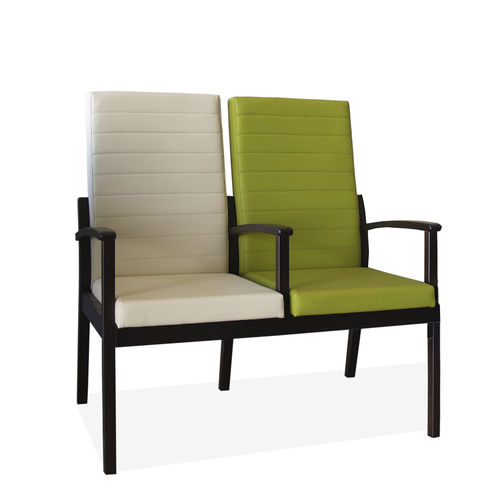 Asiento con estructura modular para sala de espera - ARI0022MB - SENIORCARE - con reposabrazos / con respaldo alto / ergonómico