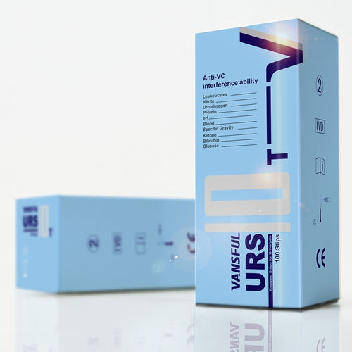 Tira de prueba para análisis de orina - URS-10T - Changchun Wancheng Bio-Electron Co., Ltd. - de pH / de glucosa / de proteínas