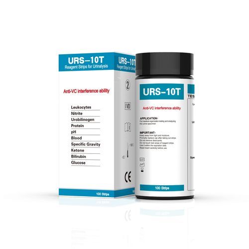 Tira de prueba para análisis de orina - URS-10T - Changchun Wancheng Bio-Electron Co., Ltd. - de pH / de glucosa / de proteínas