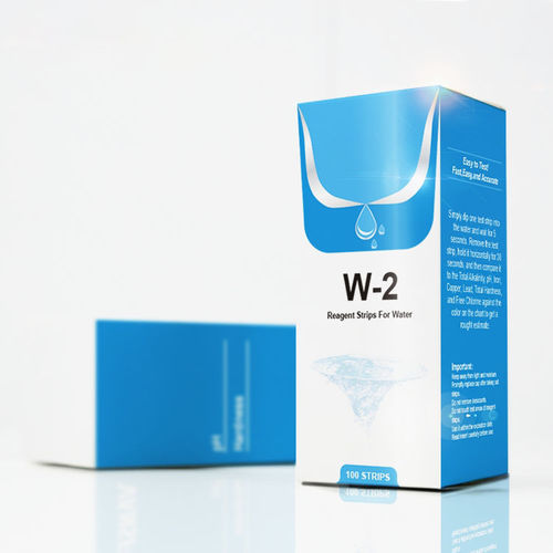 Tira de prueba para análisis de agua - W-2 - Changchun Wancheng Bio-Electron Co., Ltd. - de pH / de alcalinidad / valor libre