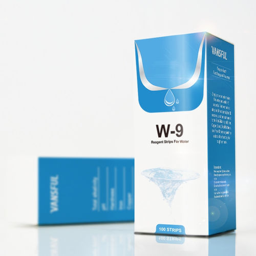 Tira de prueba para análisis de agua - W-9 - Changchun Wancheng Bio-Electron Co., Ltd. - de pH / de alcalinidad / valor libre