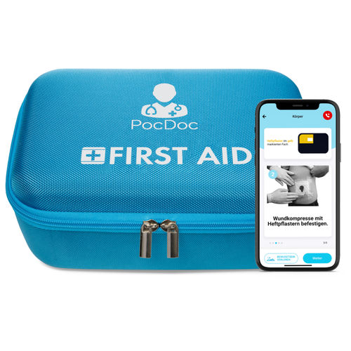 Kit de emergencia - PocDoc® Premium - Innotas AG - de primeros auxilios
