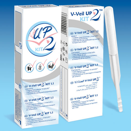 Kit de colección de secreciones vaginales - V-VEIL UP2&trade;  1.1 - V-Veil-Up Production - biológico / para ADN / clínico