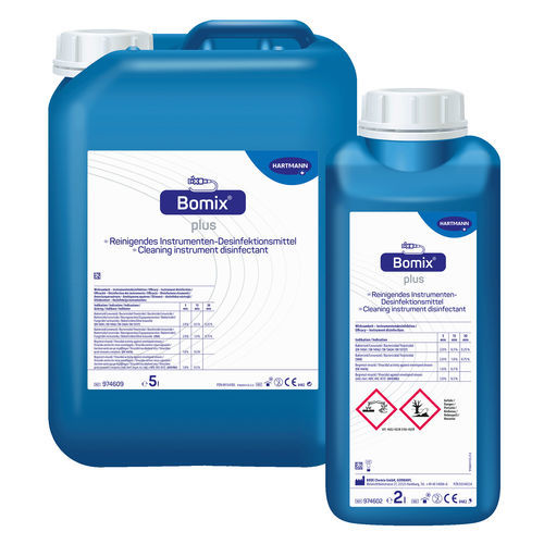 Detergente líquido - Bomix® plus - BODE Chemie - 5000 mL / 2000 mL / para endoscopios