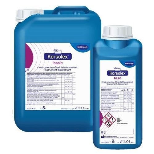 Desinfectante para instrumental quirúrgico - Korsolex® basic - BODE Chemie - líquido / 5000 mL / 2000 mL