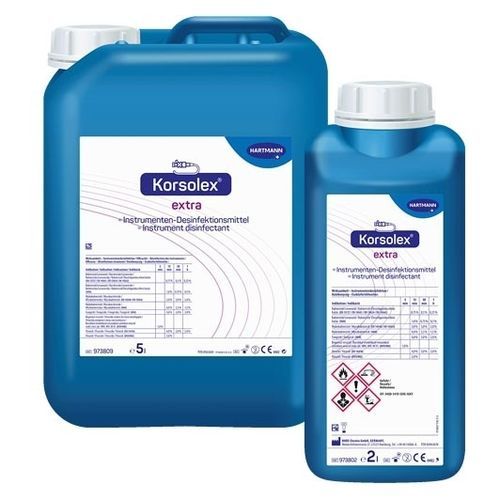 Desinfectante para instrumental quirúrgico - Korsolex® extra - BODE Chemie - líquido / 5000 mL / 2000 mL