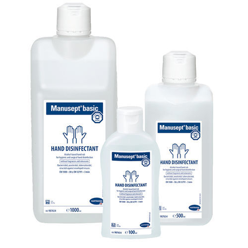 Solución hidroalcohólica 500 ml - Manusept® basic - BODE Chemie - 1.000 ml / 100 ml