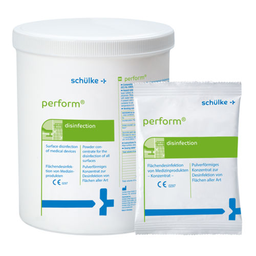 Desinfectante para dispositivos médicos - perform® - Schülke & Mayr - para suelos y superficies / polvo