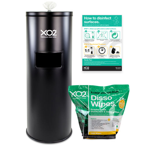 Toallita limpiadora para la higiene de las manos - Disso® - XO2