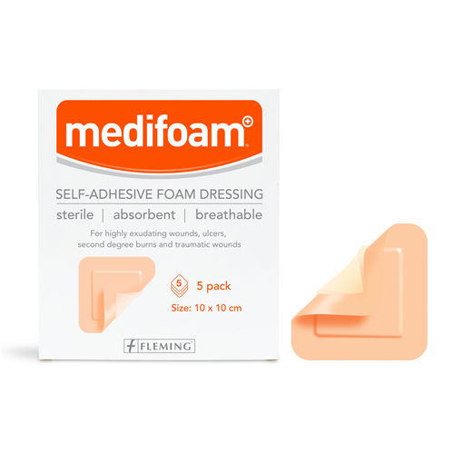 Apósito cutáneo de poliuretano - MEDIFOAM - Fleming Medical - estéril / transpirable / estanco