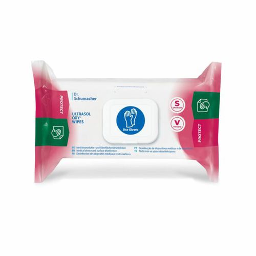 Toallita limpiadora para sondas de ecografía - ULTRASOL OXY  - THX MEDICAL