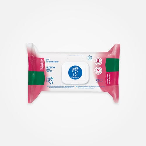Toallita limpiadora para sondas de ecografía - ULTRASOL OXY® - THX MEDICAL - lote de 72