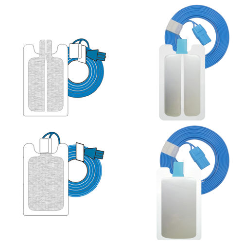 Placa neutra para bisturí eléctrico - Promed - de silicona / adhesiva / desechable