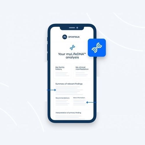 Aplicación para móviles clínica - myLifeDNA™ - Arcensus GMBH - de prueba / para secuenciación de ADN / de tratamiento