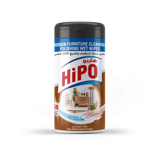 Toallita limpiadora para mobiliario médico - HiPO Wooden - Al-Mueen - lote de 50
