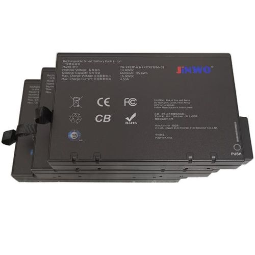 Batería para ventilador médico - 1082662 4icr19/65-3  - JINWO TECHNOLOGY - de litio / compacta / inteligente