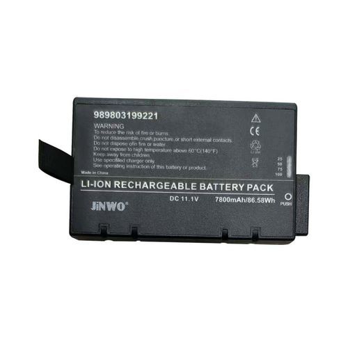 Batería para monitor de paciente - 989803199221 - JINWO TECHNOLOGY - para el sector médico / de litio / portátil