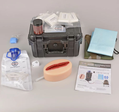 Simulador de formación - MEQ03004 - MedEduQuest. - de gestión de heridas / para atención general / de anatomía