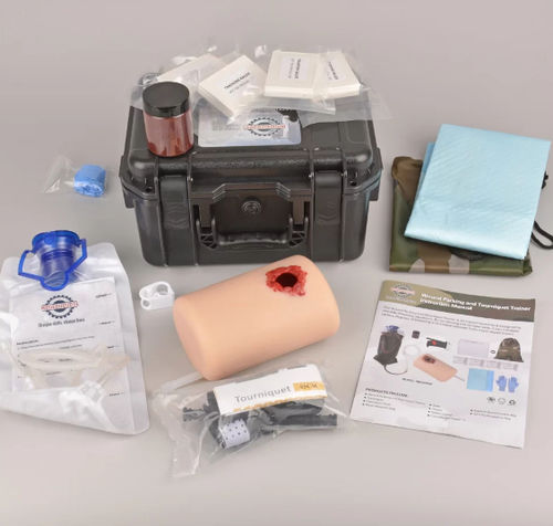 Simulador de formación - MEQ03006 - MedEduQuest. - de gestión de heridas de bala / para atención general / de anatomía