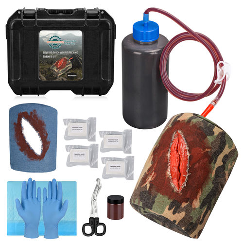 Simulador de formación - MedEduQuest. - de gestión de heridas / para atención general / de kit