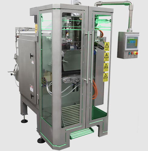 Sistema de embalaje intermitente - Liquiflex® AV series - Amcor Embalagens Flexíveis - continuo / VFFS / en línea