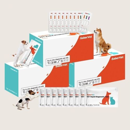 Prueba rápida para enfermermedades infecciosas - Sabervet CPV/CCV/ GIA Ag - Hangzhou Antigenne Technology Co. Ltd - veterinaria / para cánidos / para antígenos