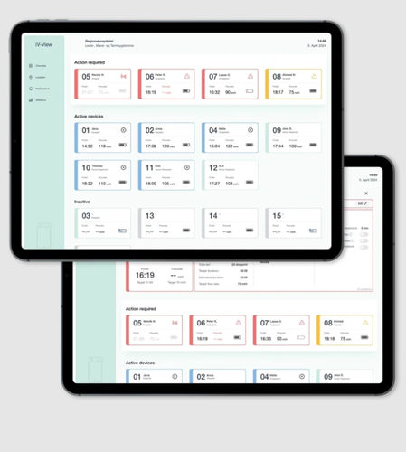 Software de gestión de bombas de infusión - iV-View® - OSAA Innovation ApS - para informes / de monitorización / de tratamiento