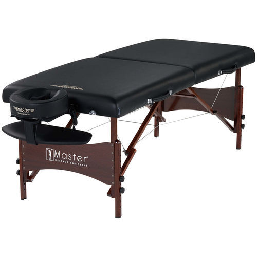 Camilla de masaje mecánico - Newport&trade; Black - Master Massage Equipment Europe - portátil / con reposacabezas / con reposabrazos