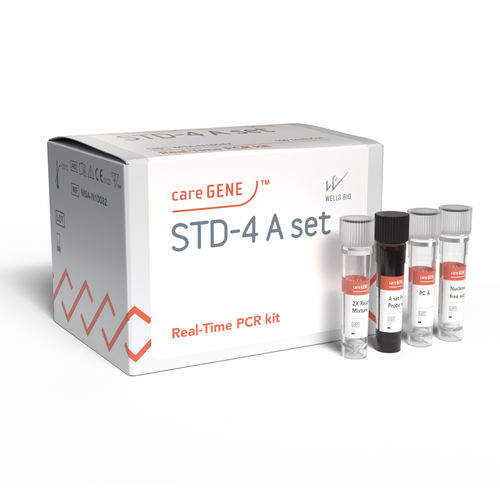 Kit de prueba de enfermedades de transmisión sexual - careGENE™ STD-4 A set - WELLS BIO - Neisseria gonorrhea / de Ureaplasma urealyticum / de Chlamydia trachomatis