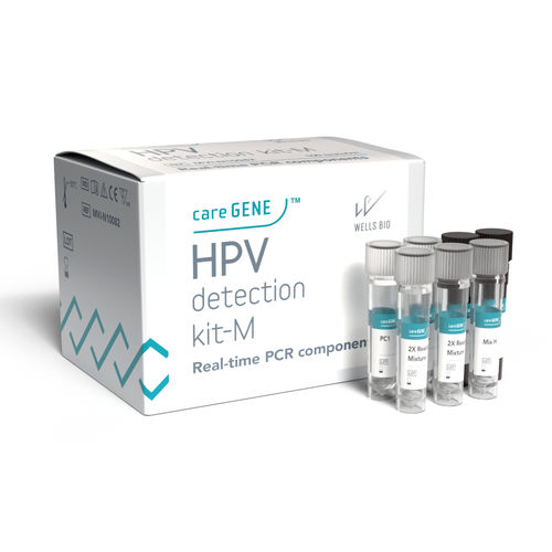 Kit de prueba de enfermedades de transmisión sexual - careGENE™ HPV detection kit-M - WELLS BIO - de cáncer de cuello uterino / para VPH 33 / para VPH 16