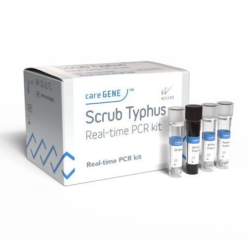Kit de prueba del tifus de las malezas - careGENE&trade; - WELLS BIO - de Orientia tsutsugamushi / de sangre total / para PCR