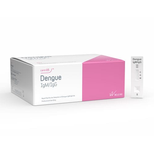 Prueba rápida del dengue - careUS™Dengue IgM/IgG - WELLS BIO - para enfermermedades infecciosas / para anticuerpos / de IgG