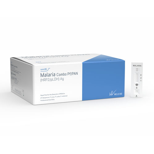 Prueba rápida de malaria - careUS&trade; Combo Pf/PAN (HRP2/pLDH) Ag - WELLS BIO - para enfermermedades infecciosas / para antígenos / de parásitos