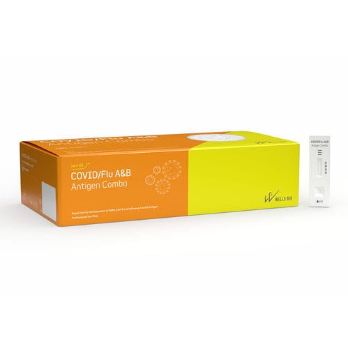 Prueba rápida para enfermermedades infecciosas - careUS™ COVID/Flu A&B Antigen Combo - WELLS BIO - para COVID-19 / de gripe / para antígenos