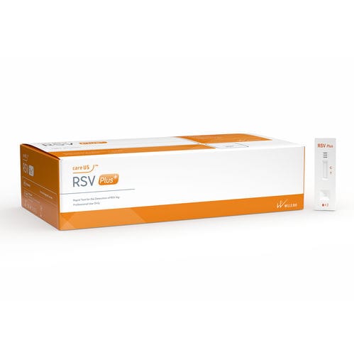 Prueba rápida de virus respiratorio sincitial - careUS™ RSV Plus - WELLS BIO - para enfermermedades infecciosas / de enfermedades respiratorias / para antígenos