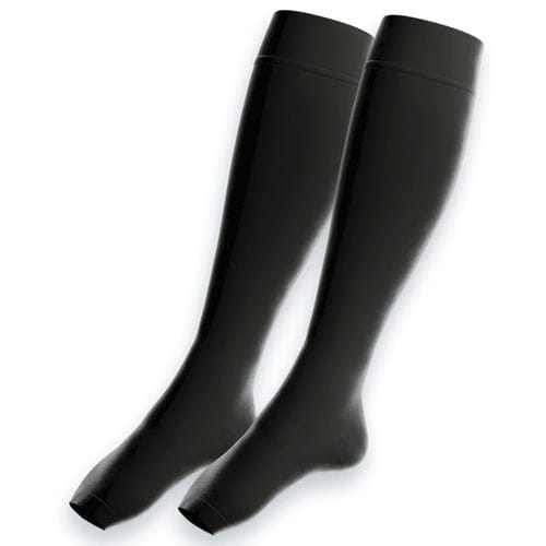 Medias de compresión para la prevención del tromboembolismo venoso - Wellcosan - unisex / negra