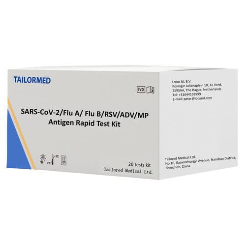 Prueba rápida para enfermermedades infecciosas - SARS-CoV-2/Flu A/ Flu B/RSV/ADV/MP  - Tailored Medical Ltd - de gripe / para antígenos / SARS-COV-2