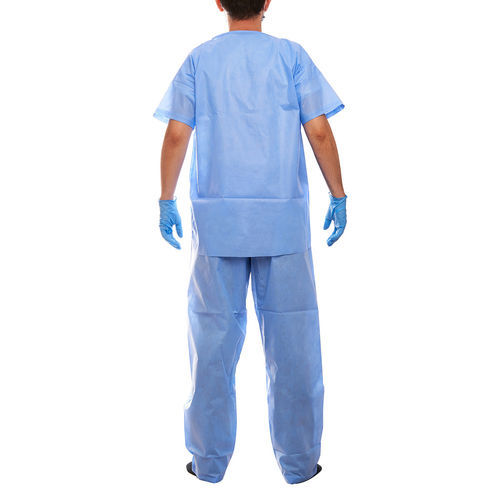 Conjunto sanitario unisex - Synek Medical - desechable / de tejido no tejido / azul