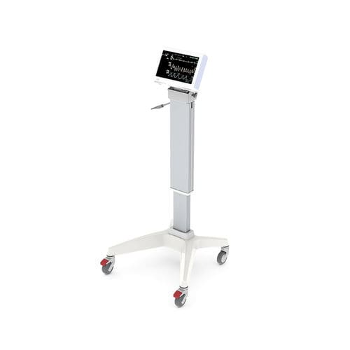 Carro médico - Mediroll LTD - con soporte para monitor / de altura variable
