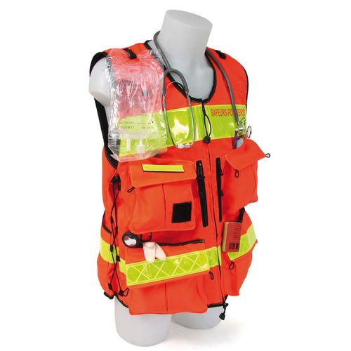Chaqueta para conductor de ambulancia unisex - SEC1103 - Dimatex Securite SARL - roja