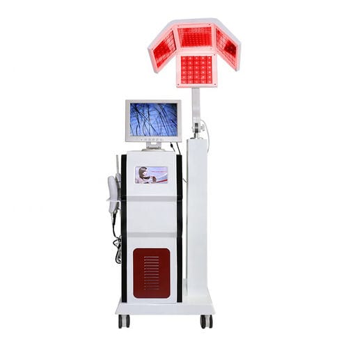Lámpara de fototerapia crecimiento del cabello - LED-V20 - Beijing Sea Heart International Science And Technology - con ruedas / luz roja