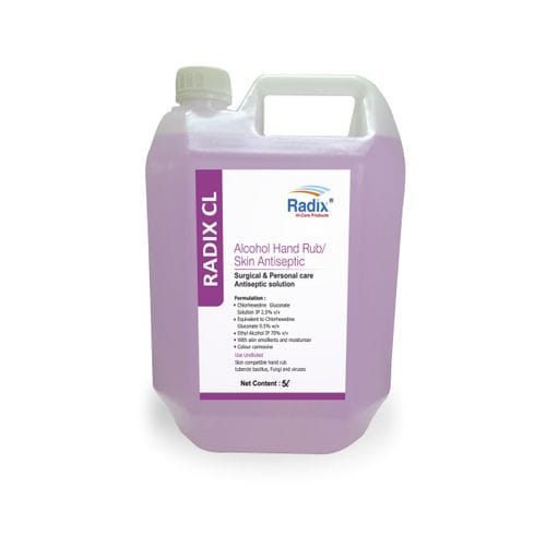 Solución hidroalcohólica 70 % - CL - Radix Hi-Care Products - 5.000 ml