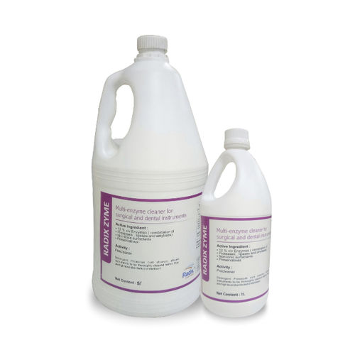 Detergente espumante - ZYME - Radix Hi-Care Products - líquido / 5000 mL / 1000 mL