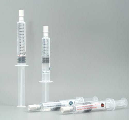 Jeringa de enjuague - VA02 series - GenSci Group - para solución salina / 10 ml / prerrellena