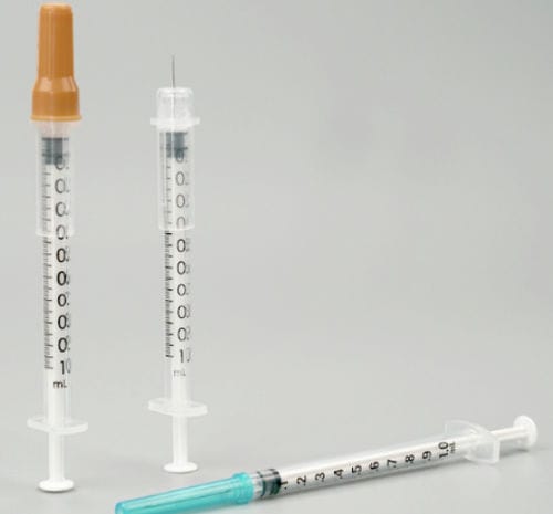 Jeringa para tuberculina - SN06012 series - GenSci Group - 1 ml / desechable / estériles