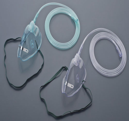 Máscara de oxígeno de PVC - M010 series - GenSci Group - sin látex / ajustable / de concentración media