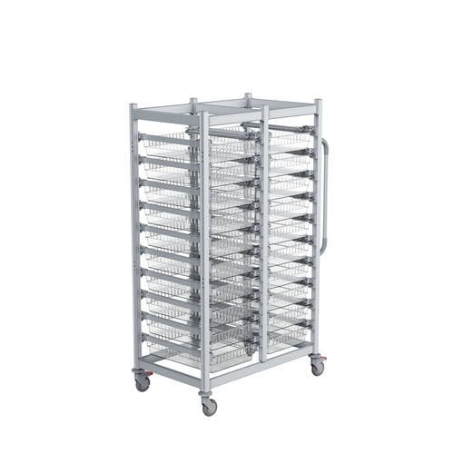 Carro de hospital - T4018-2 - Topmodul - de uso general / para consumibles / de transferencia