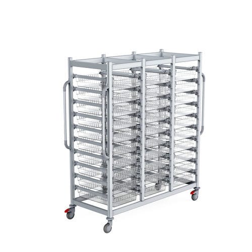 Carro médico - T4018-3 - Topmodul - de uso general / de medicamentos / para transporte